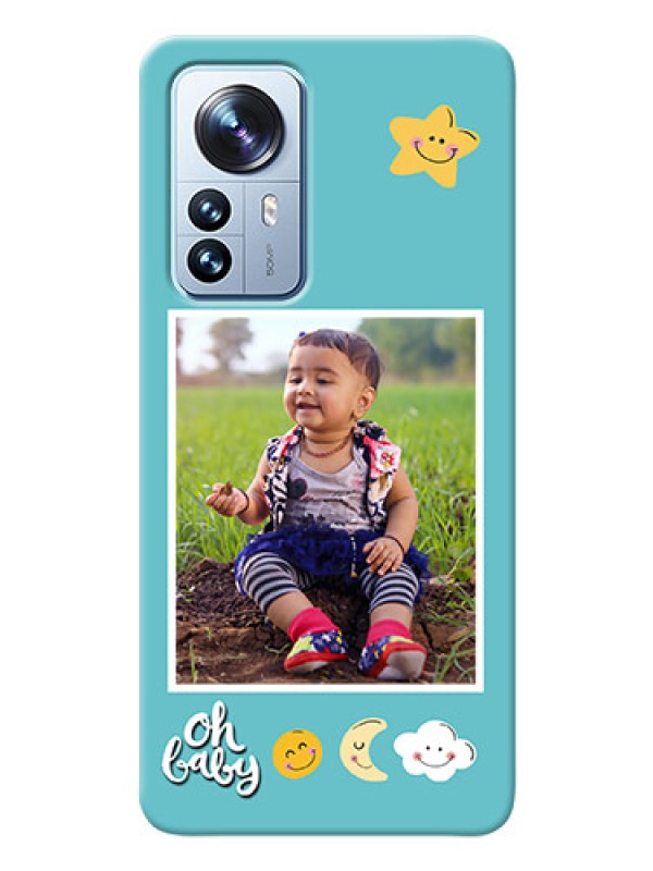 Custom Xiaomi 12 Pro 5G Personalised Phone Cases: Smiley Kids Stars Design
