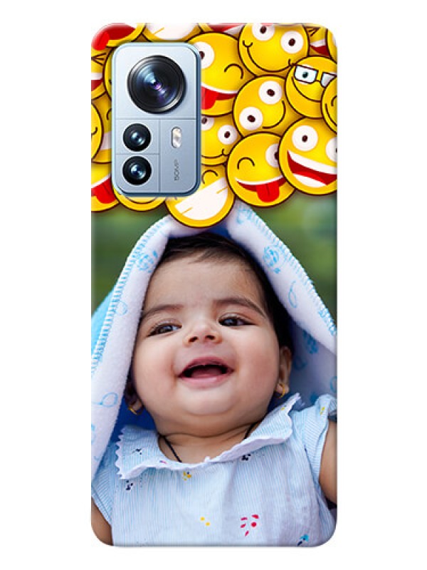 Custom Xiaomi 12 Pro 5G Custom Phone Cases with Smiley Emoji Design