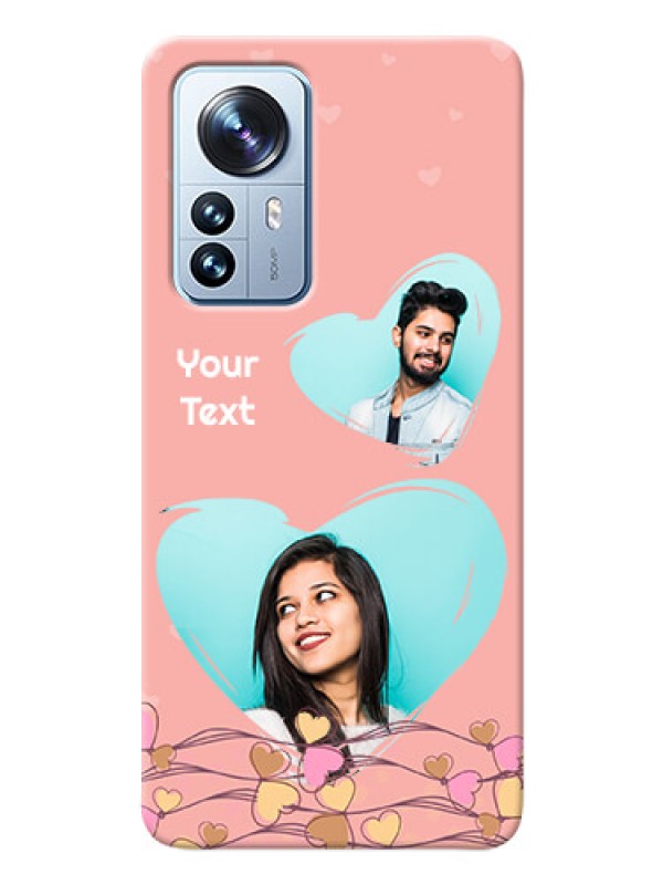 Custom Xiaomi 12 Pro 5G customized phone cases: Love Doodle Design