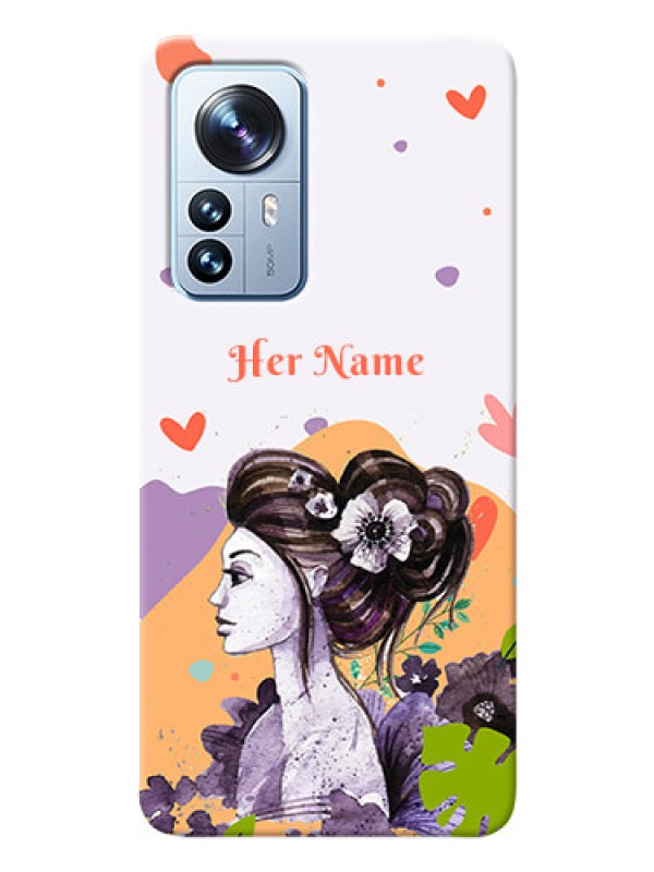 Custom Xiaomi 12 Pro 5G Custom Mobile Case with Woman And Nature Design