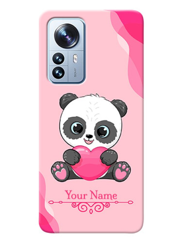 Custom Xiaomi 12 Pro 5G Mobile Back Covers: Cute Panda Design