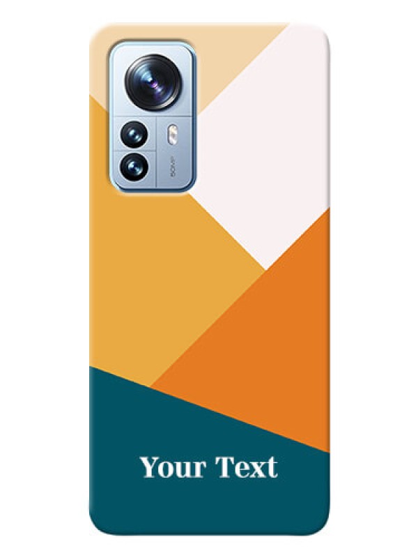 Custom Xiaomi 12 Pro 5G Custom Phone Cases: Stacked Multi-colour Design