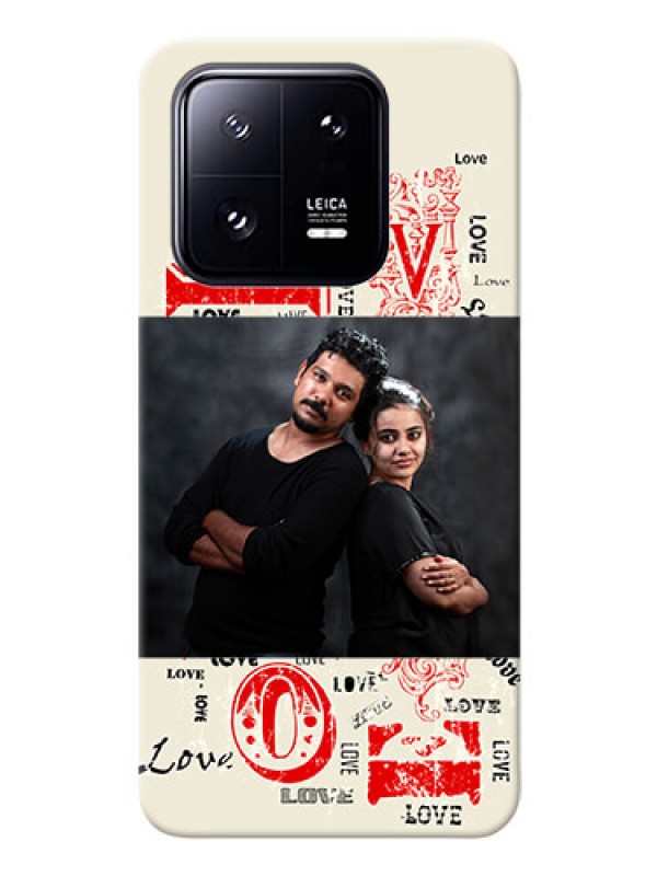 Custom Xiaomi 13 Pro 5G mobile cases online: Trendy Love Design Case