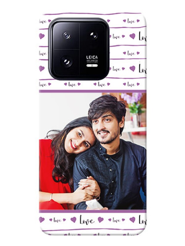 Custom Xiaomi 13 Pro 5G Mobile Back Covers: Couples Heart Design