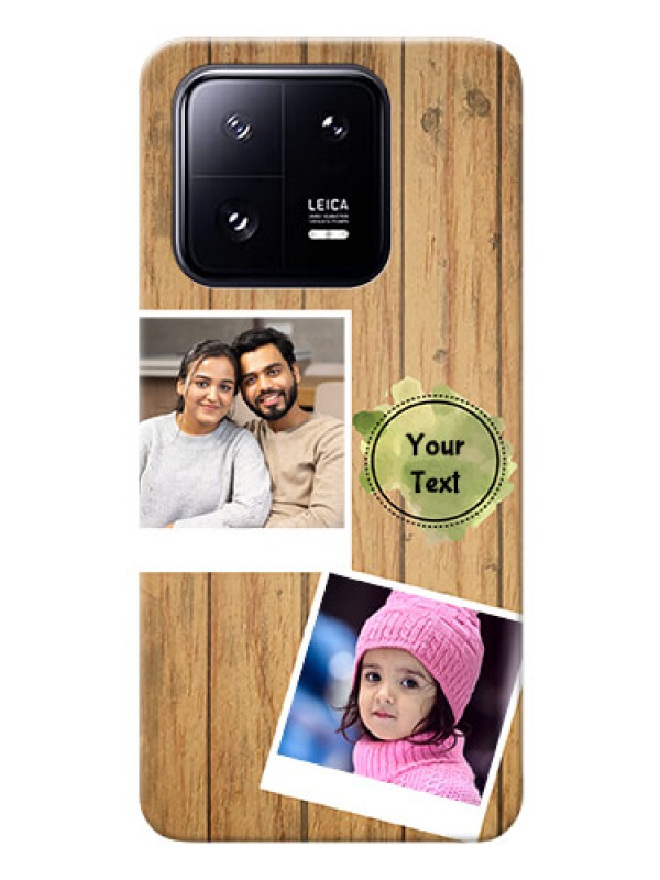 Custom Xiaomi 13 Pro 5G Custom Mobile Phone Covers: Wooden Texture Design
