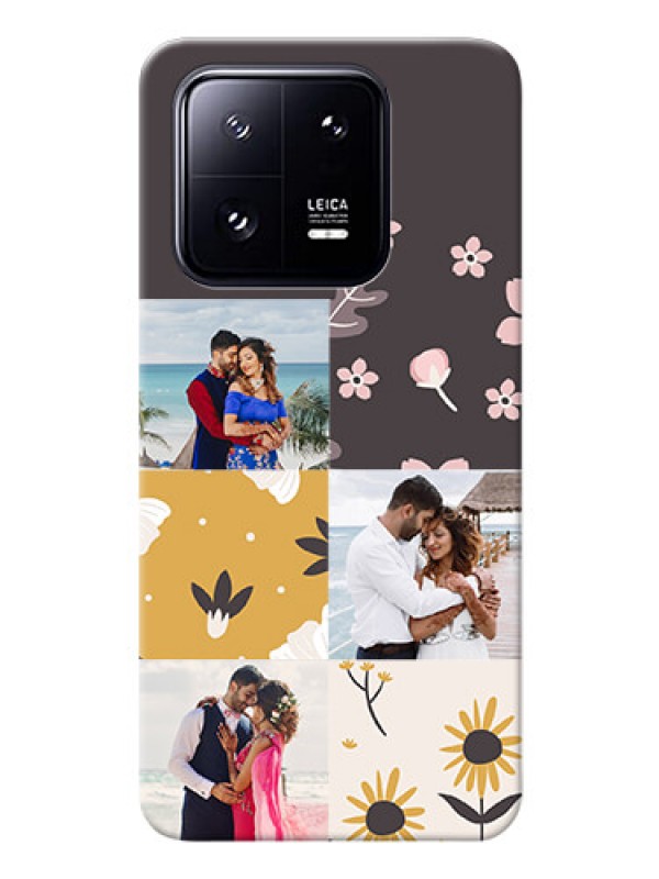 Custom Xiaomi 13 Pro 5G phone cases online: 3 Images with Floral Design