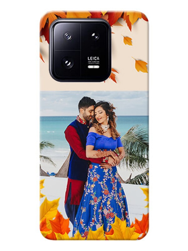 Custom Xiaomi 13 Pro 5G Mobile Phone Cases: Autumn Maple Leaves Design