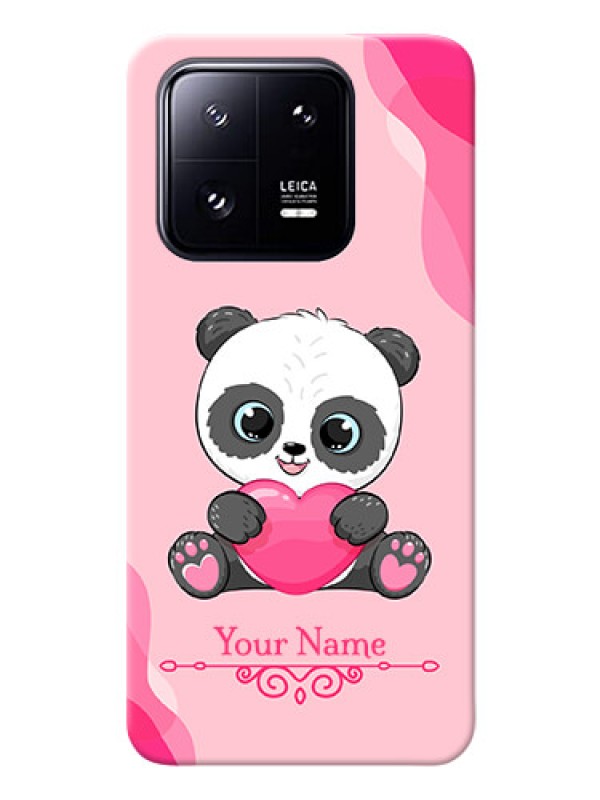 Custom Xiaomi 13 Pro 5G Mobile Back Covers: Cute Panda Design
