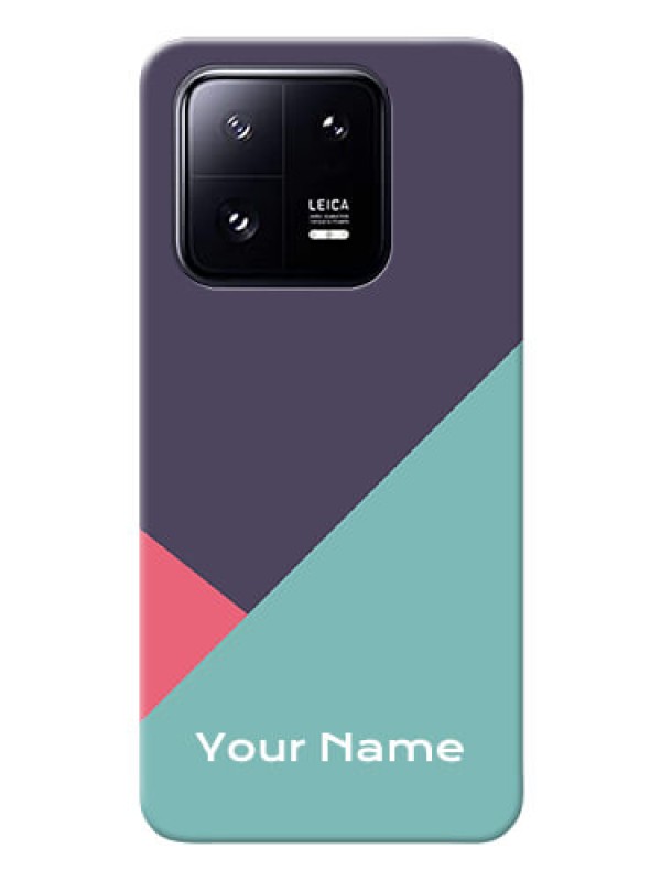 Custom Xiaomi 13 Pro 5G Custom Phone Cases: Tri Color abstract Design