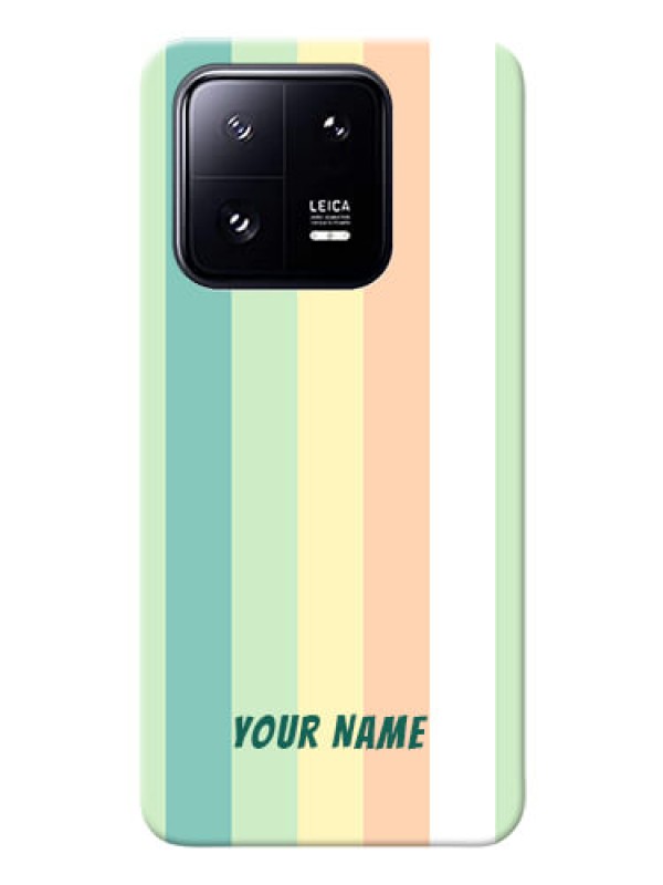 Custom Xiaomi 13 Pro 5G Back Covers: Multi-colour Stripes Design