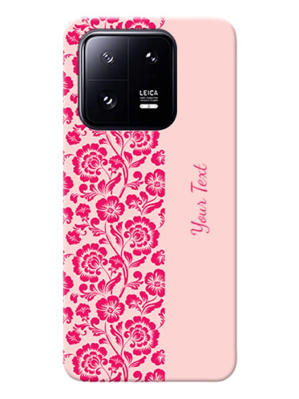 Custom Xiaomi 13 Pro 5G Phone Back Covers: Attractive Floral Pattern Design