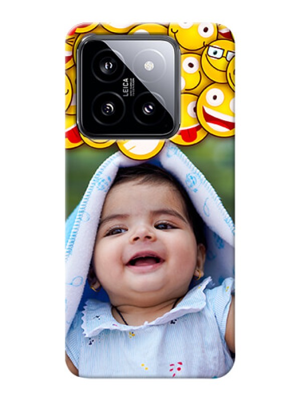 Custom Xiaomi 14 5G Custom Phone Cases with Smiley Emoji Design