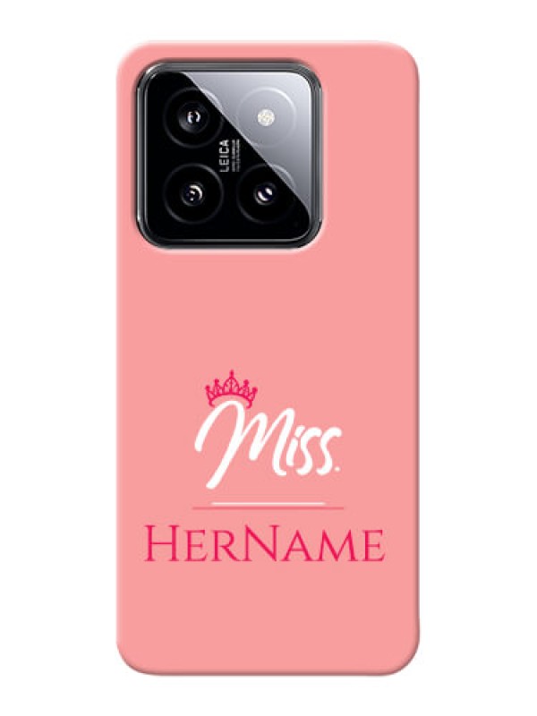 Custom Xiaomi 14 5G Custom Phone Case Mrs with Name