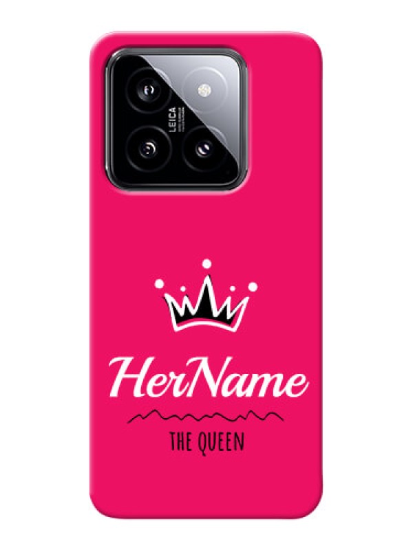 Custom Xiaomi 14 5G Queen Phone Case with Name