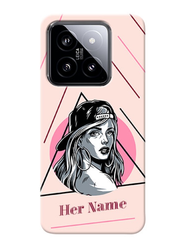 Custom Xiaomi 14 5G Personalized Phone Case with Rockstar Girl Design