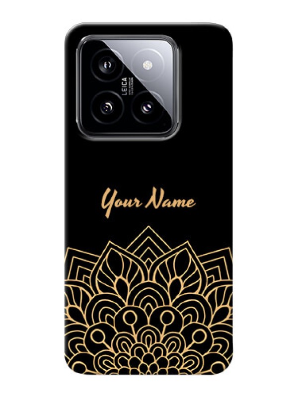 Custom Xiaomi 14 5G Custom Phone Case with Golden mandala Design