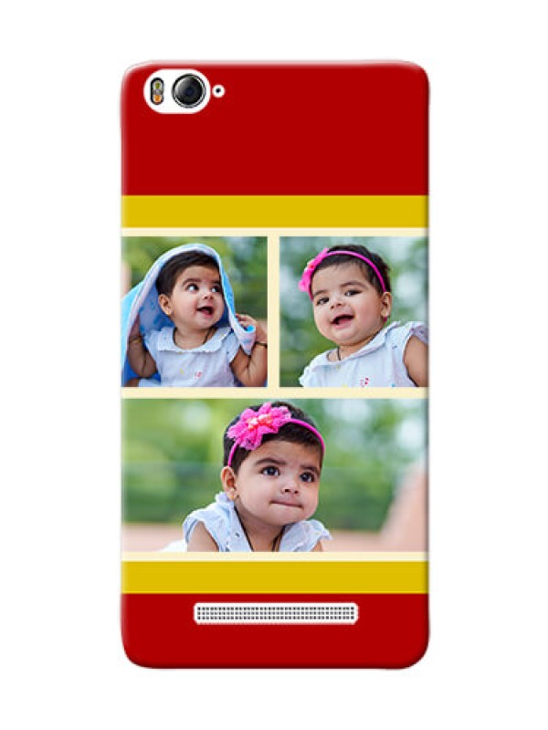 Custom Xiaomi 4i Multiple Picture Upload Mobile Cover Design