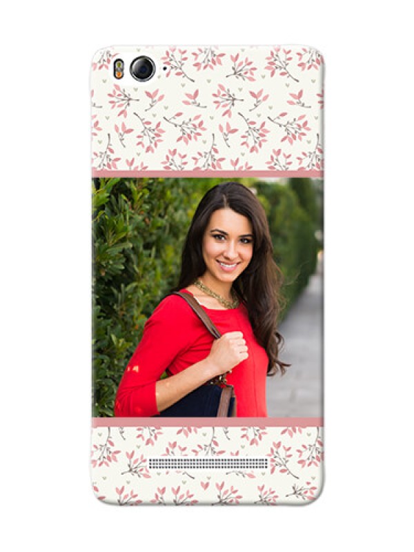Custom Xiaomi 4i Floral Design Mobile Back Cover Design