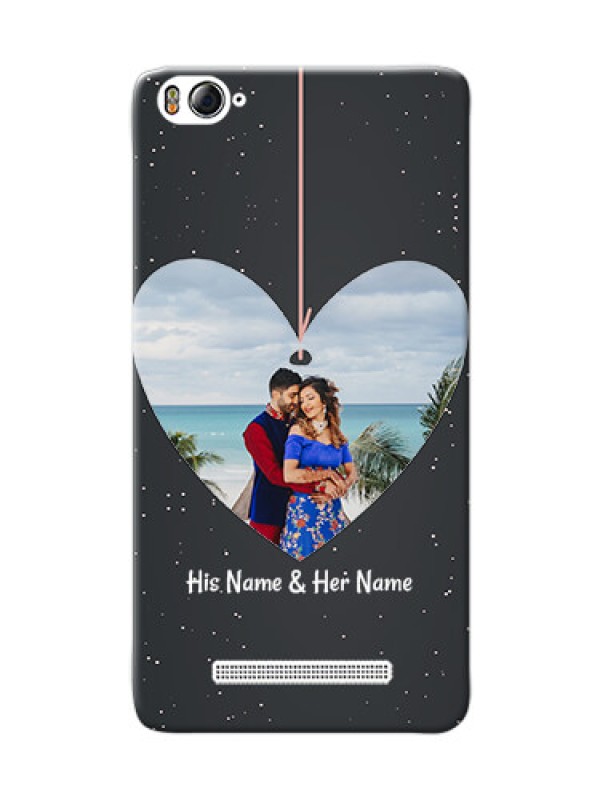 Custom Xiaomi 4i Hanging Heart Mobile Back Case Design