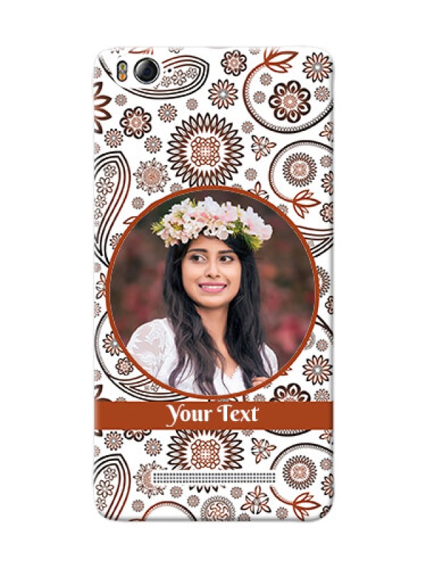 Custom Xiaomi 4i Floral Abstract Mobile Case Design