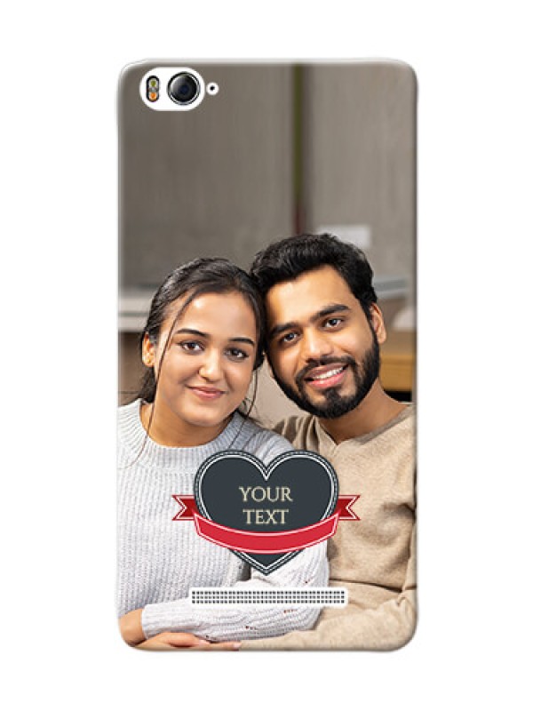 Custom Xiaomi 4i Just Married Mobile Cover Design