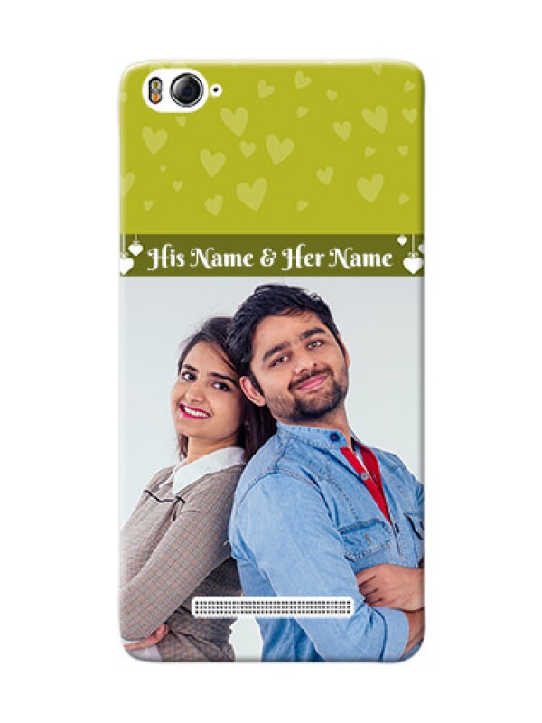 Custom Xiaomi 4i you and me design with hanging hearts Design