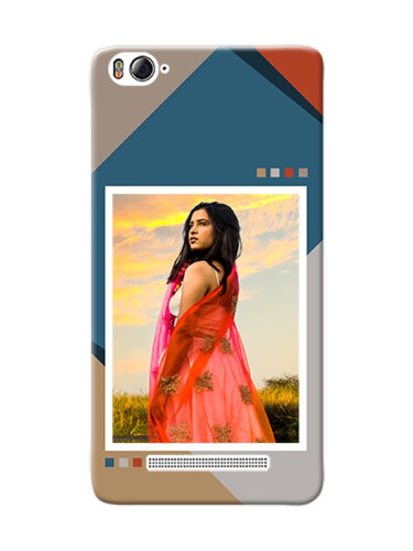 Custom Xiaomi 4I Mobile Back Covers: Retro color pallet Design