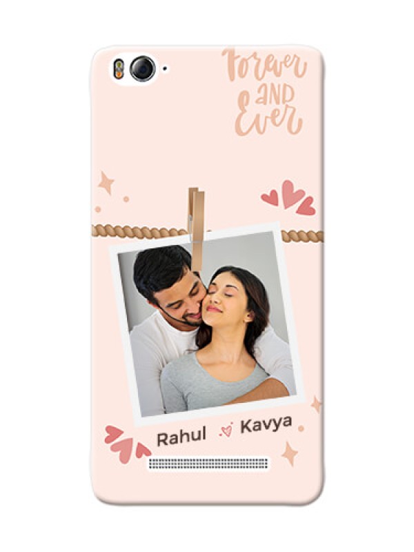 Custom Xiaomi 4I Phone Back Covers: Forever and ever love Design