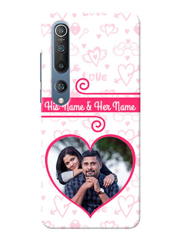 Custom Mi 10 5G Personalized Phone Cases: Heart Shape Love Design