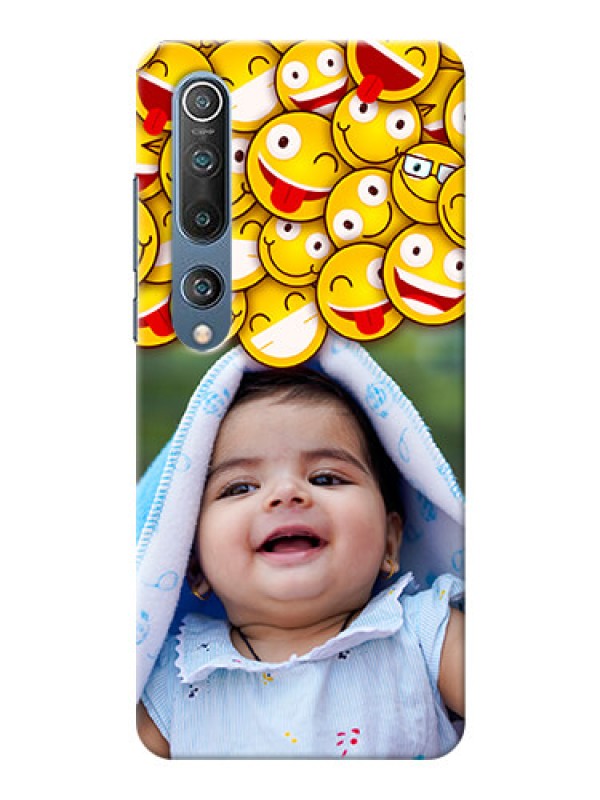 Custom Mi 10 5G Custom Phone Cases with Smiley Emoji Design