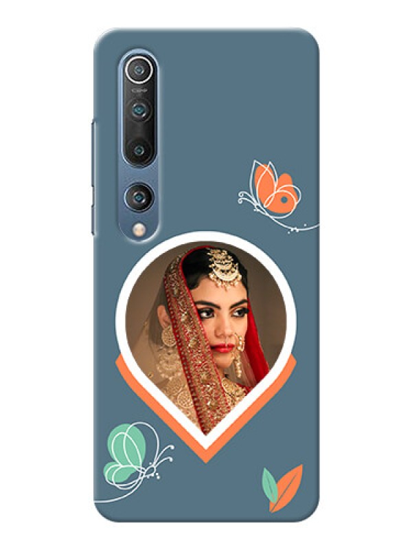Custom Xiaomi Mi 10 5G Custom Mobile Case with Droplet Butterflies Design