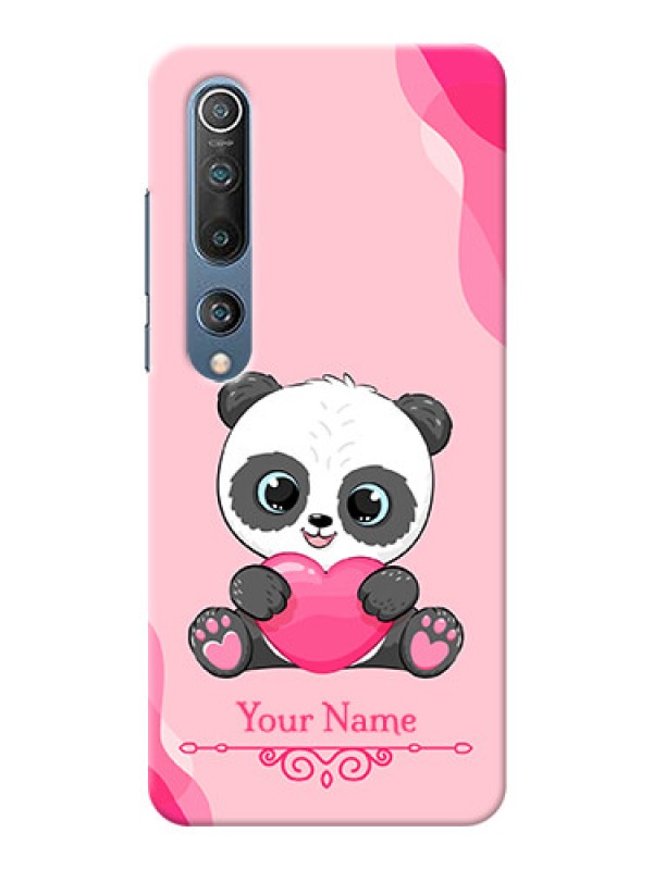 Custom Xiaomi Mi 10 5G Mobile Back Covers: Cute Panda Design