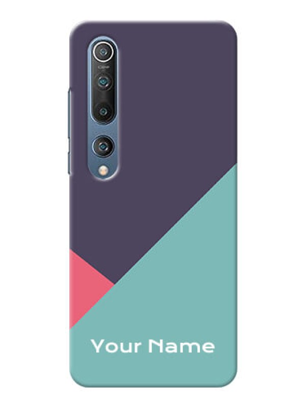 Custom Xiaomi Mi 10 5G Custom Phone Cases: Tri Color abstract Design