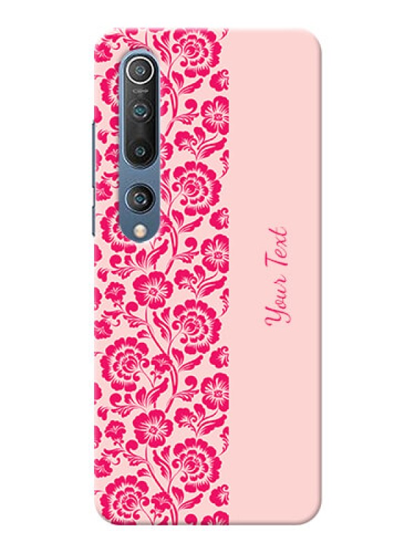 Custom Xiaomi Mi 10 5G Phone Back Covers: Attractive Floral Pattern Design