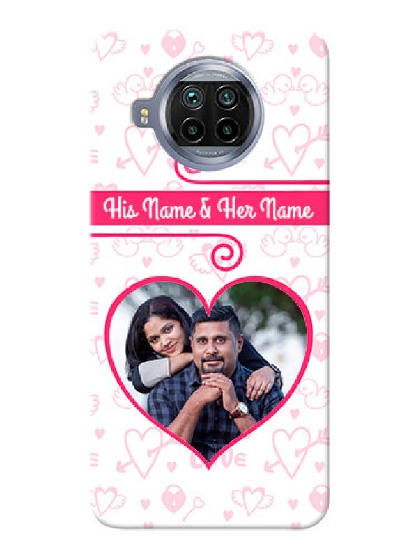 Custom Mi 10i 5G Personalized Phone Cases: Heart Shape Love Design