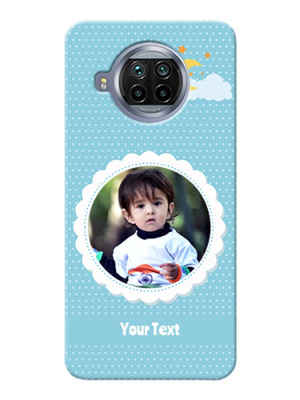 Custom Mi 10i 5G mobile cases online: violet Pattern Design