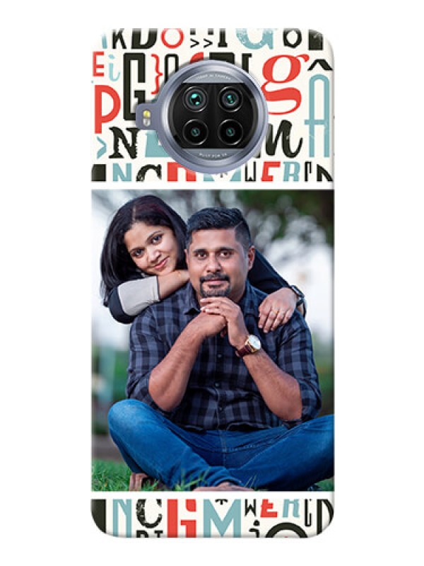 Custom Mi 10i 5G custom mobile phone covers: Alphabet Design