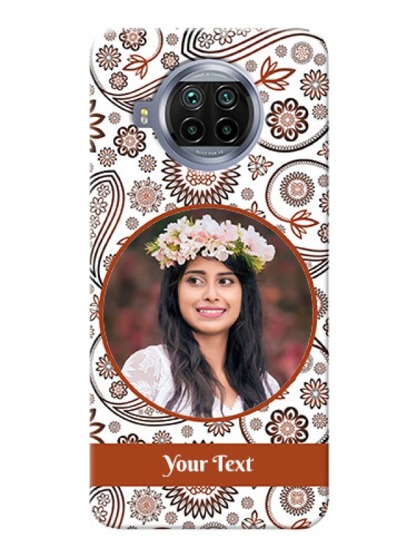 Custom Mi 10i 5G phone cases online: Abstract Floral Design 