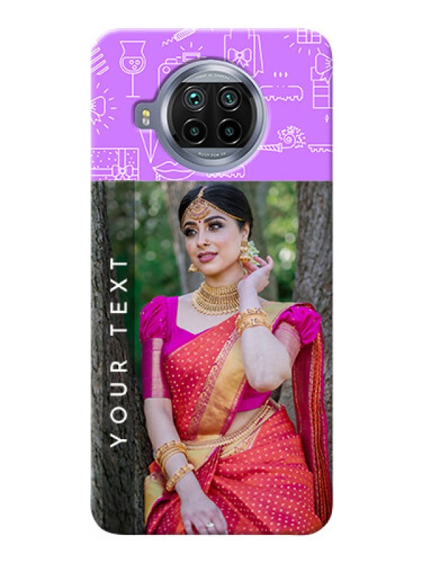 Custom Mi 10i 5G Personalized Phone Cases: Birthday Icons Design