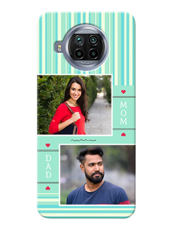 Custom Mi 10i 5G custom mobile phone covers: Mom & Dad Pic Design