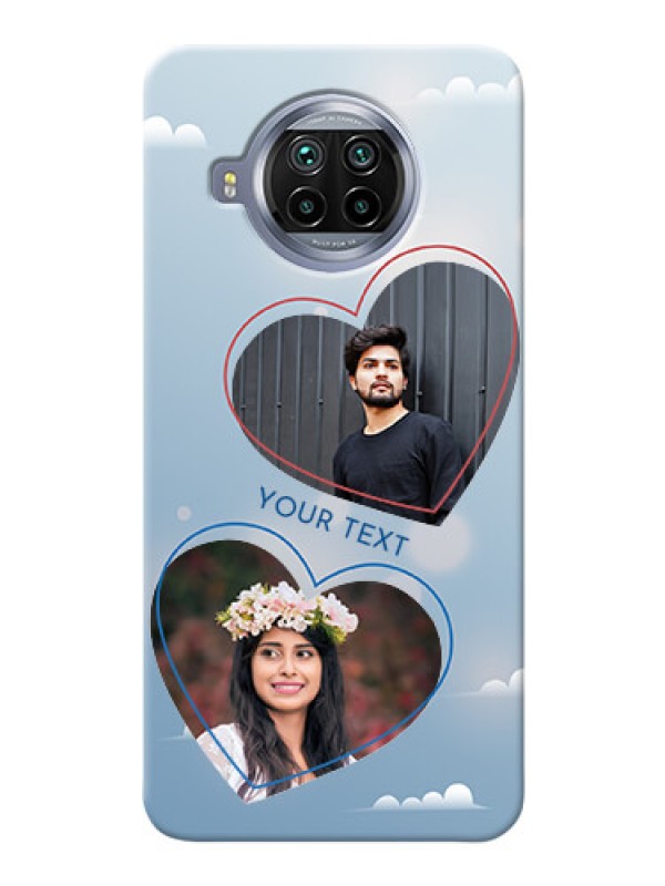 Custom Mi 10i 5G Phone Cases: Blue Color Couple Design 