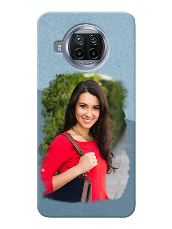 Custom Mi 10i 5G custom mobile phone covers: Grunge Line Art Design