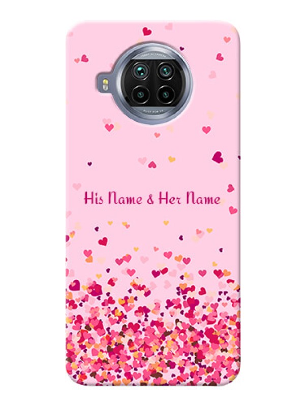 Custom Xiaomi Mi 10I 5G Phone Back Covers: Floating Hearts Design