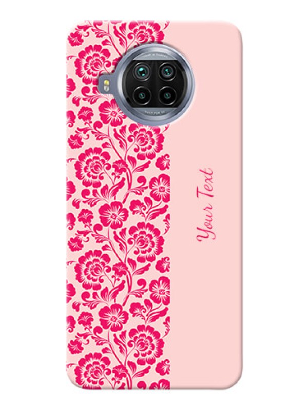 Custom Xiaomi Mi 10I 5G Phone Back Covers: Attractive Floral Pattern Design