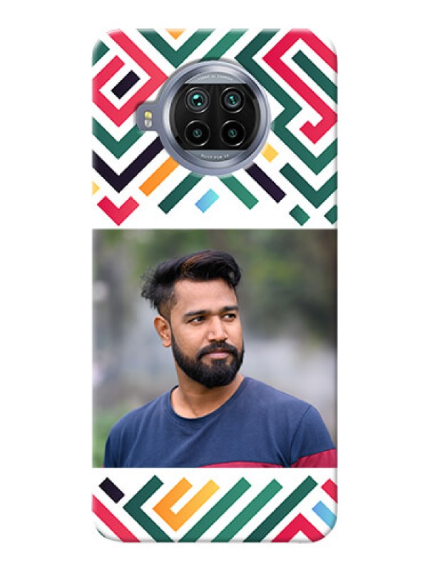 Custom Xiaomi Mi 10I 5G Custom Mobile Case with Colorful Maze Pattern Design