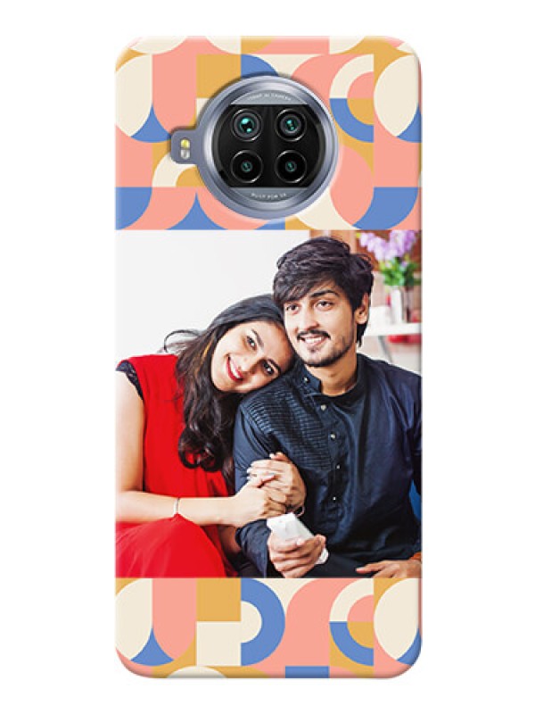 Custom Xiaomi Mi 10I 5G Custom Phone Covers: Semi-circle Maze Pattern Design