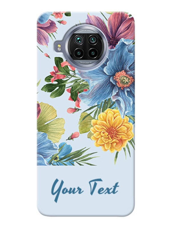 Custom Xiaomi Mi 10I 5G Custom Phone Cases: Stunning Watercolored Flowers Painting Design