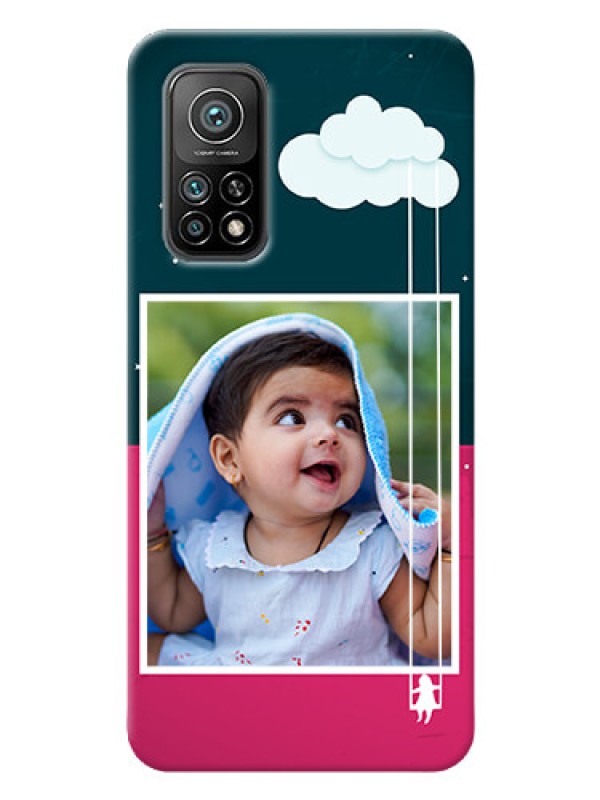 Custom Mi 10T Pro custom phone covers: Cute Girl with Cloud Design
