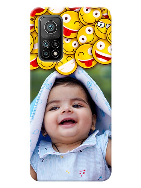 Custom Mi 10T Pro Custom Phone Cases with Smiley Emoji Design