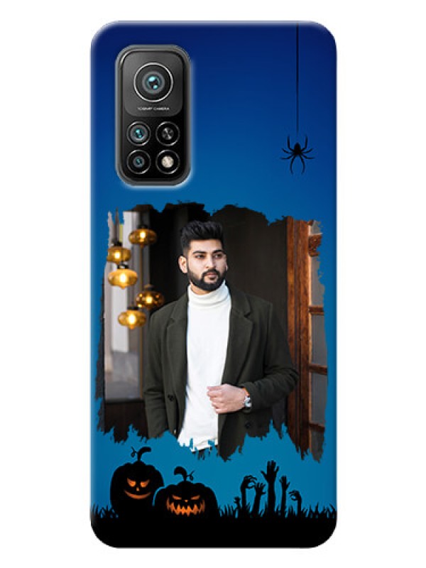 Custom Mi 10T Pro mobile cases online with pro Halloween design 